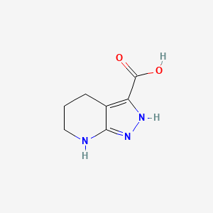 1H,4H,5H,6H,7H-Pyrazolo[3,4-b]pyridine-3-carboxylic acid