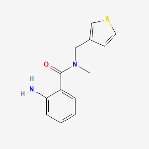 2-amino-N-methyl-N-(thiophen-3-ylmethyl)benzamide