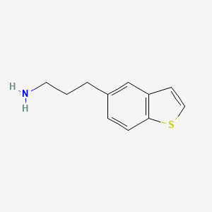 3-(1-Benzothiophen-5-YL)propan-1-amine