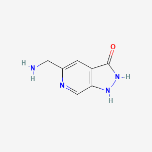 5-(Aminomethyl)-1H-pyrazolo[3,4-c]pyridin-3-ol