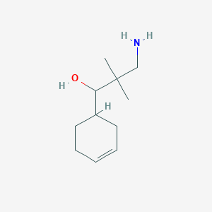 3-Amino-1-(cyclohex-3-en-1-yl)-2,2-dimethylpropan-1-ol