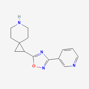 1-[3-(Pyridin-3-yl)-1,2,4-oxadiazol-5-yl]-6-azaspiro[2.5]octane