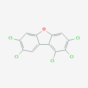 molecular formula C12H3Cl5O B131792 1,2,3,7,8-五氯二苯并呋喃 CAS No. 57117-41-6