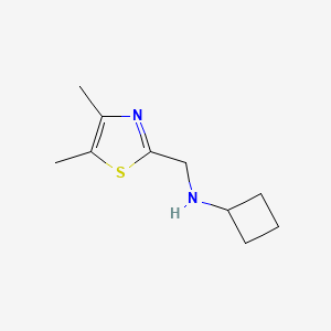 N-[(dimethyl-1,3-thiazol-2-yl)methyl]cyclobutanamine