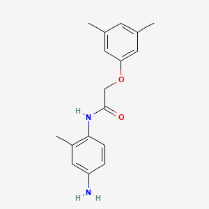molecular formula C17H20N2O2 B1317929 N-(4-氨基-2-甲基苯基)-2-(3,5-二甲基苯氧基)乙酰胺 CAS No. 953732-24-6
