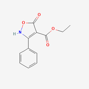 Ethyl 5-oxo-3-phenyl-2,5-dihydro-1,2-oxazole-4-carboxylate