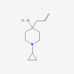 1-Cyclopropyl-4-(prop-2-en-1-yl)piperidin-4-ol