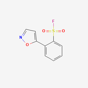 2-(1,2-Oxazol-5-YL)benzene-1-sulfonyl fluoride