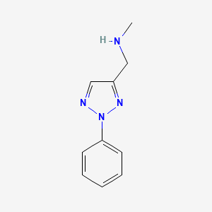 methyl[(2-phenyl-2H-1,2,3-triazol-4-yl)methyl]amine