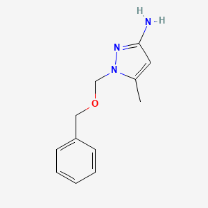 1-[(Benzyloxy)methyl]-5-methyl-1H-pyrazol-3-amine