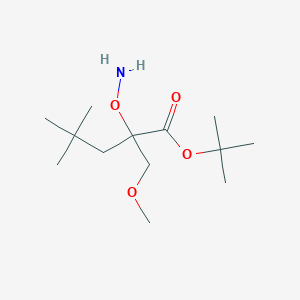 tert-Butyl 2-(aminooxy)-2-(methoxymethyl)-4,4-dimethylpentanoate