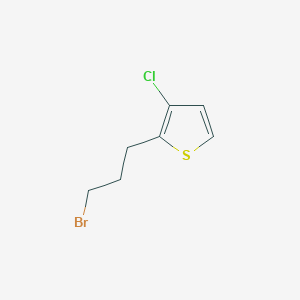 2-(3-Bromopropyl)-3-chlorothiophene