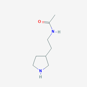 N-[2-(pyrrolidin-3-yl)ethyl]acetamide