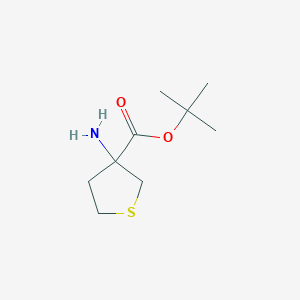 Tert-butyl 3-aminothiolane-3-carboxylate