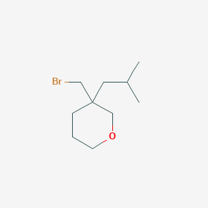 3-(Bromomethyl)-3-(2-methylpropyl)oxane