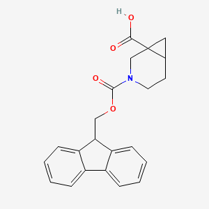 3-[(9H-Fluoren-9-ylmethoxy)carbonyl]-3-azabicyclo[4.1.0]heptane-1-carboxylic acid