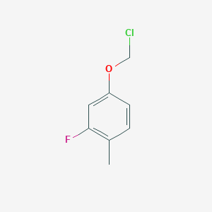 4-(Chloromethoxy)-2-fluoro-1-methylbenzene