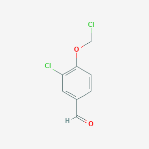 3-Chloro-4-(chloromethoxy)benzaldehyde