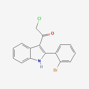 1-[2-(2-bromophenyl)-1H-indol-3-yl]-2-chloroethanone