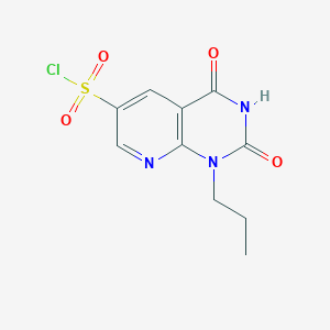 2,4-Dioxo-1-propyl-1,2,3,4-tetrahydropyrido[2,3-d]pyrimidine-6-sulfonyl chloride