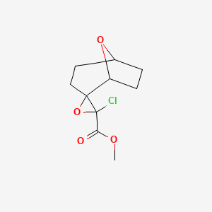 Methyl 3'-chloro-8-oxaspiro[bicyclo[3.2.1]octane-2,2'-oxirane]-3'-carboxylate