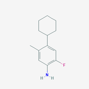 4-Cyclohexyl-2-fluoro-5-methylaniline