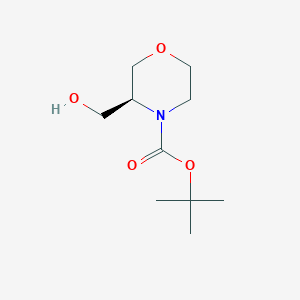 molecular formula C10H19NO4 B131797 叔丁基 (3S)-3-(羟甲基)吗啉-4-羧酸酯 CAS No. 714971-28-5