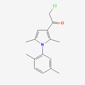 2-chloro-1-[1-(2,5-dimethylphenyl)-2,5-dimethyl-1H-pyrrol-3-yl]ethanone