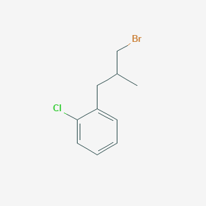 1-(3-Bromo-2-methylpropyl)-2-chlorobenzene