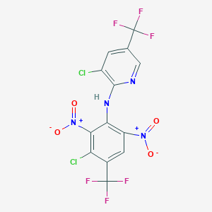 molecular formula C13H4Cl2F6N4O4 B131798 Fluazinam CAS No. 79622-59-6