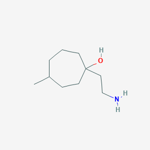 1-(2-Aminoethyl)-4-methylcycloheptan-1-ol