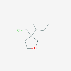 3-(Butan-2-yl)-3-(chloromethyl)oxolane