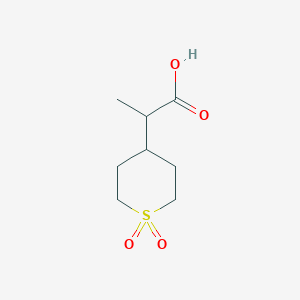 2-(1,1-Dioxo-1lambda6-thian-4-yl)propanoicacid