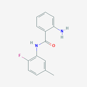 2-amino-N-(2-fluoro-5-methylphenyl)benzamide