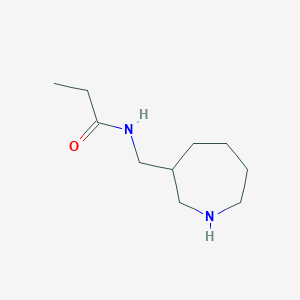 N-[(Azepan-3-yl)methyl]propanamide