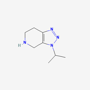 3-(Propan-2-YL)-3H,4H,5H,6H,7H-[1,2,3]triazolo[4,5-C]pyridine