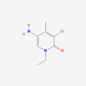 5-Amino-3-bromo-1-ethyl-4-methyl-1,2-dihydropyridin-2-one