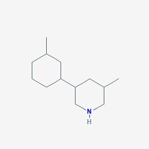 3-Methyl-5-(3-methylcyclohexyl)piperidine