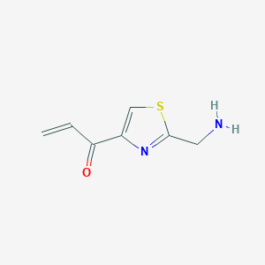 1-[2-(Aminomethyl)-1,3-thiazol-4-YL]prop-2-EN-1-one