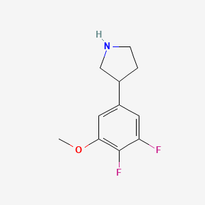 3-(3,4-Difluoro-5-methoxyphenyl)pyrrolidine