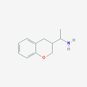 1-(3,4-dihydro-2H-1-benzopyran-3-yl)ethan-1-amine