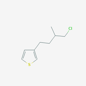 3-(4-Chloro-3-methylbutyl)thiophene