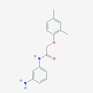 B1318062 N-(3-Aminophenyl)-2-(2,4-dimethylphenoxy)acetamide CAS No. 954262-58-9