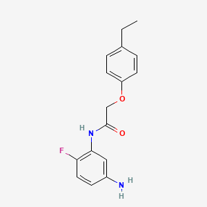B1318077 N-(5-Amino-2-fluorophenyl)-2-(4-ethylphenoxy)-acetamide CAS No. 954264-70-1