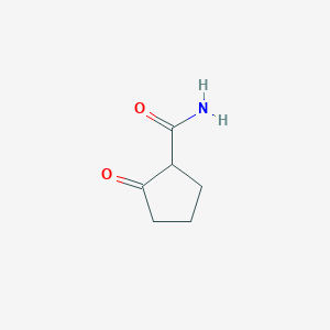 molecular formula C6H9NO2 B1318100 2-氧代环戊烷甲酰胺 CAS No. 62221-86-7