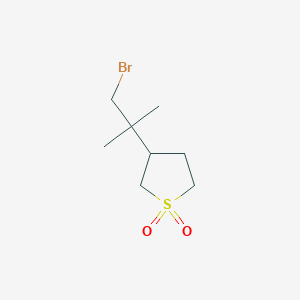 3-(1-Bromo-2-methylpropan-2-yl)tetrahydrothiophene 1,1-dioxide