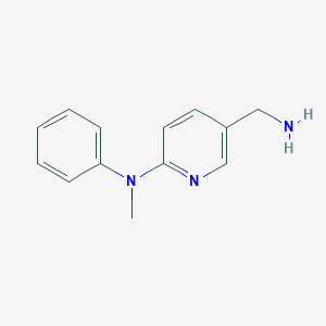 5-(aminomethyl)-N-methyl-N-phenylpyridin-2-amine