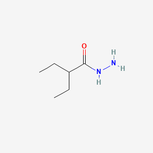 molecular formula C6H14N2O B1318107 2-Ethylbutanehydrazide CAS No. 88141-09-7
