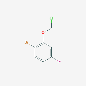 1-Bromo-2-(chloromethoxy)-4-fluorobenzene