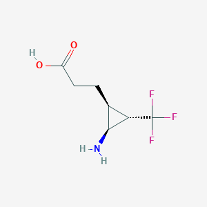 3-[(1S,2S,3S)-2-amino-3-(trifluoromethyl)cyclopropyl]propanoic acid